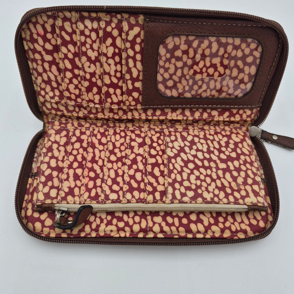 Fossil Key-Per Floral Tote Bag & Wallet Set ZB5126 Retro Coated Canvas Bag - Picture 15 of 16